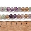 Natural Fluorite Bead Strands G-K153-B36-8mm-6
