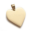 304 Stainless Steel Stamping Blank Tag Pendants X-STAS-F214-02G-1