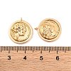 Brass Micro Pave Clear Cubic Zirconia Pendants KK-S389-11G-3