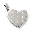 Christmas 304 Stainless Steel Pendants STAS-Z098-42P-1