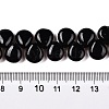 Natural Black Stone Beads Strands G-T138-129-4