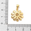 Brass Micro Pave Cubic Zirconia Pendants KK-M305-08G-2