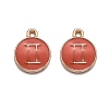 Alloy Enamel Pendants ENAM-S124-01B-12I-1