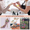 1000Pcs Glass Rhinestone Cabochons DIY-LP0002-52C-3