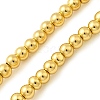 Electroplate Glass Beads Strands EGLA-F166-01A-3