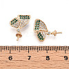 Brass Micro Pave Cubic Zirconia Peg Bails ZIRC-T016-23-3