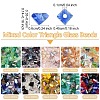 1000Pcs 10 Colors Electroplate Glass Beads EGLA-YW0005-05-3