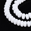 Opaque Spray Painted Glass Beads GLAA-ZX008-6mm-18G-3