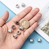 Brass Cubic Zirconia European Beads ZIRC-F001-124P-5