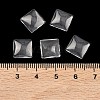 Transparent Glass Square Cabochons GGLA-S022-10mm-2