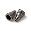 Tibetan Style Cone Alloy Bead Caps TIBE-Q044-13B-RS-1
