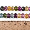 Crackle Transparent Glass Beads Strands GLAA-N074-02B-02-2