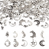 Spritewelry 100Pcs 10 Style Tibetan Style Alloy Pendants FIND-SW0001-29-11