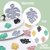 BENECREAT 30Pcs 5 Colors Spray Painted Alloy Pendants FIND-BC0003-26-4