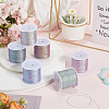 6 Rolls 6 Colors Polyester Braided Cord WCOR-CY0001-02A-3