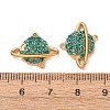 304 Stainless Steel Rhinestone Connector Charms STAS-L318-22G-05-3