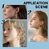 30Pcs 3 Colors Brass Clip-on Earring Findings KK-SC0003-26-5