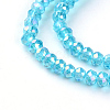 Electroplate Glass Beads Strands LS-EGLA-R048-2mm-08-1