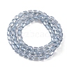 Electroplate Glass Beads Strands EGLA-D031-01-03-3