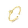 Brass Open Cuff Ring Settings KK-G518-02G-02-1