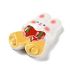 Christmas Theme Opaque Resin Cabochons LS-RESI-F053-B05-2