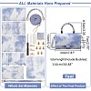 DIY Imitation Leather Sew on Women's Marble Pattern Handbag Making Kits DIY-WH0320-18B-2