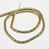 Electroplate Non-magnetic Synthetic Hematite Beads Strands G-J162-A-01-2