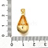 Rack Plating Brass Micro Pave Cubic Zirconia Pendants KK-L226-102G-I-3