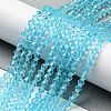 Transparent Glass Beads Strands EGLA-A039-T3mm-D20-4