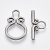 304 Stainless Steel Toggle Clasps X-STAS-N087-07-1
