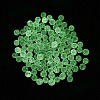 Luminous Glow in the Dark Transparent Glass Round Beads GLAA-F124-B09-2