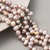 Natural Cultured Freshwater Pearl Beads Strands PEAR-A006-25B-2