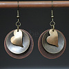 Alloy Dangle Earrings WG4ACD3-01-2