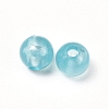 Luminous Transparent Plastic Beads KY-WH0048-20B-05-1