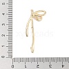 Brass Pave Clear Cubic Zirconia Pendants KK-Z061-20G-02-3