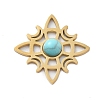 Synthetic Turquoise Pendants STAS-I327-14G-05-1
