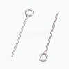 Tarnish Resistant 304 Stainless Steel Eye Pins STAS-O105-01P-0.6x20mm-2