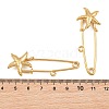 Starfish 304 Stainless Steel Safety Pins Brooch Findings SA-CBA098D-16I-G01-3