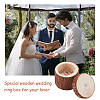 Cedarwood Board Engraved Box CON-WH0079-91-3