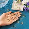 14Pcs 7 Styles 201/316 Stainless Steel Huggie Hoop Earring Findings STAS-TA0005-50-6