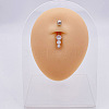 316L Surgical Stainless Steel Belly Rings WGDD0AB-19-1