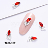 Alloy Glass Cabochons MRMJ-T056-11E-1