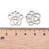 Non-Tarnish 201 Stainless Steel Pendants STAS-A090-27P-3