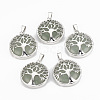 Natural Green Aventurine Pendants G-S292-10C-P-1