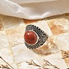 Synthetic Goldstone Adjustable Rings RJEW-I108-03AS-03-2