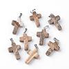 Natural Picture Jasper Pendants G-J354-07-1