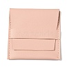 Square PU Leather Jewelry Flip Pouches PAAG-PW0007-11A-1