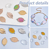   DIY Blank Oval Link Making Kit DIY-PH0021-36-4