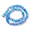 Synthetic Moonstone Beads Strands G-J385-A04-2