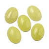 Natural Lemon Jade Cabochons G-C115-01A-16-1